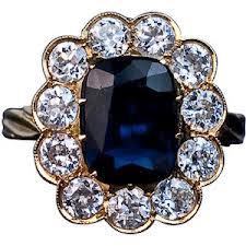 Diamond and Sapphire Ring