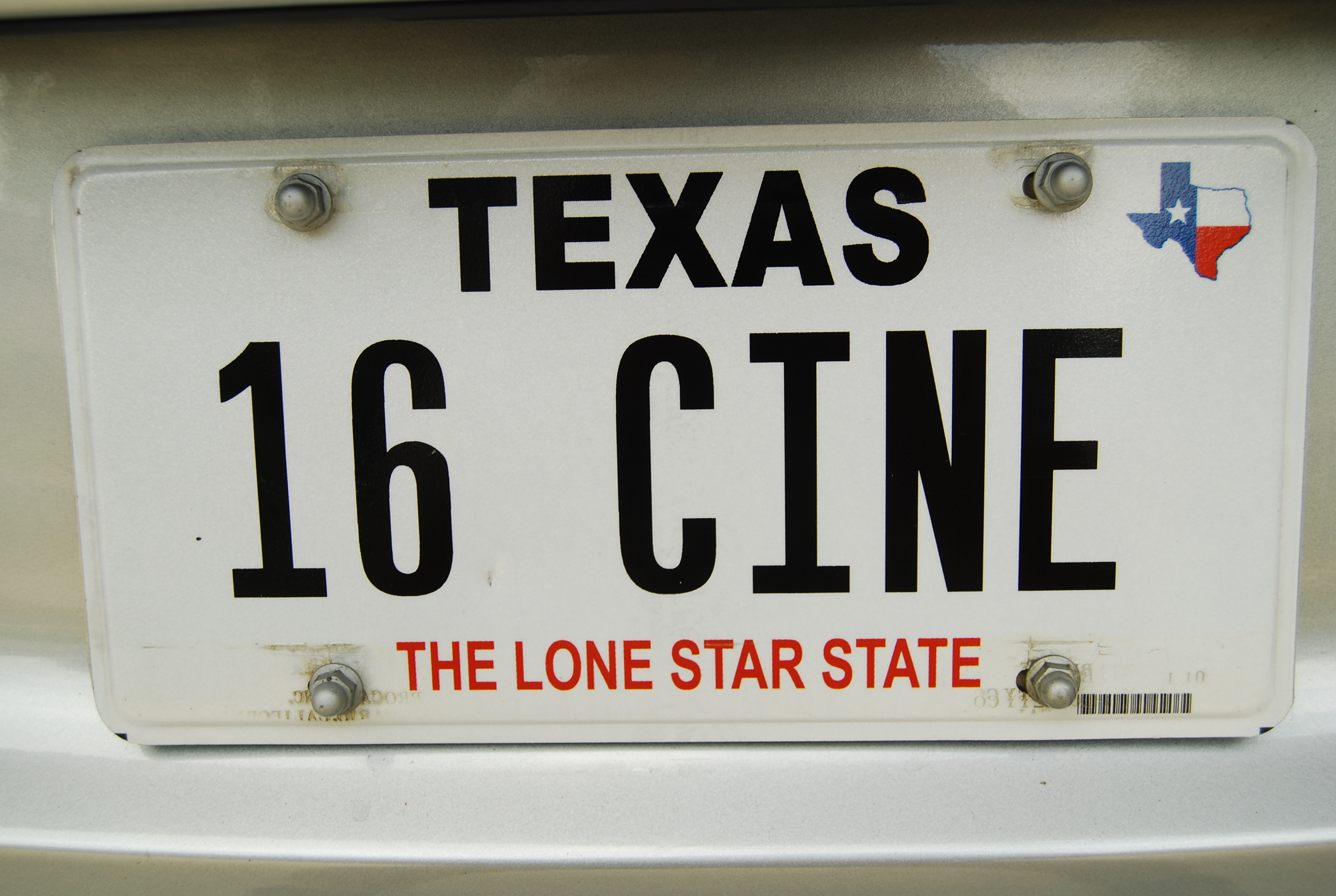 License plate, O. B. Fusgate Scans